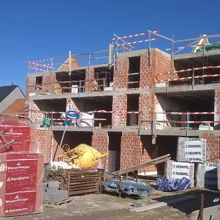 Ruwbouw 2de verdieping voltooid