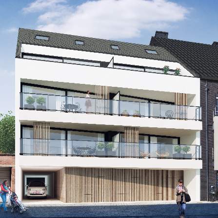 3D impressie voorgevel