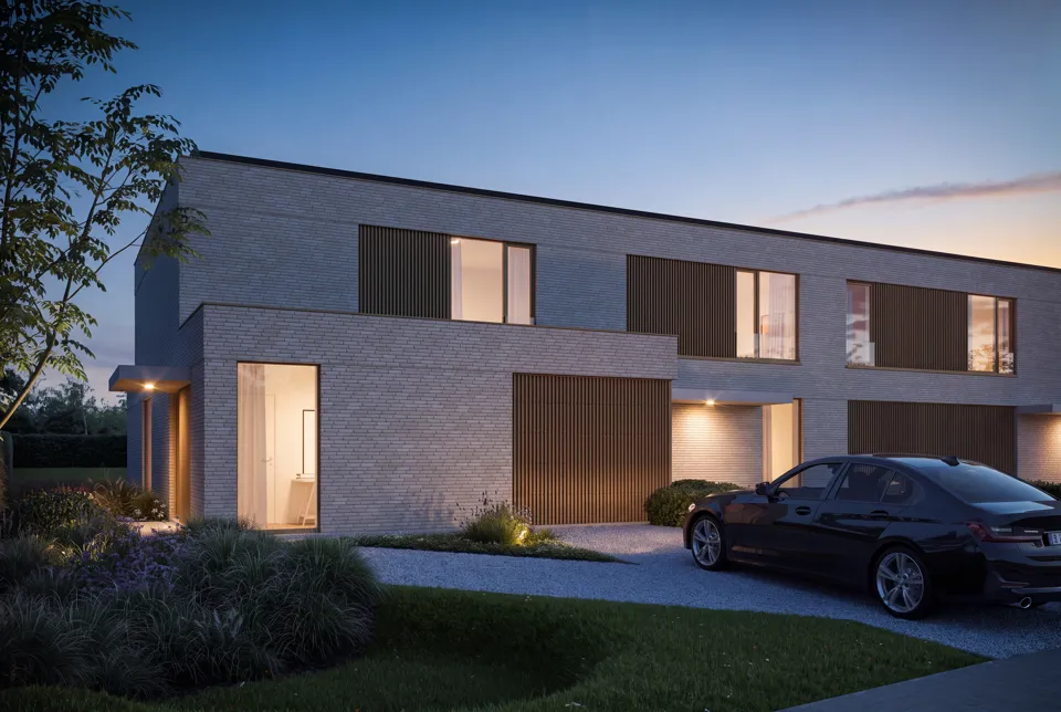 Vlekkem — vier woningen waar de rust begint